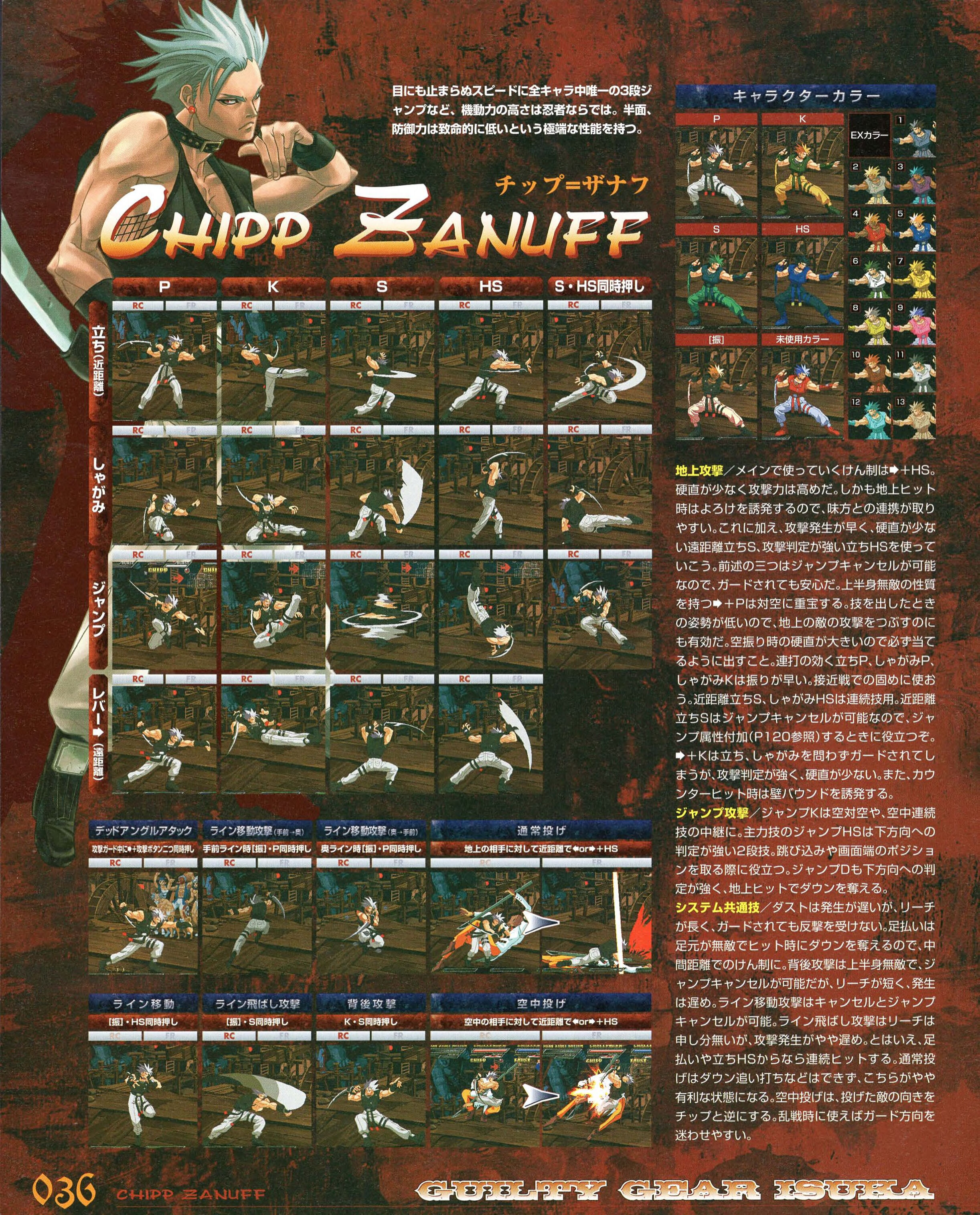Chipp Zanuff: EX colours